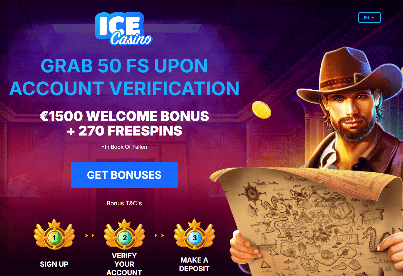 Ice casino gratis spins bonus